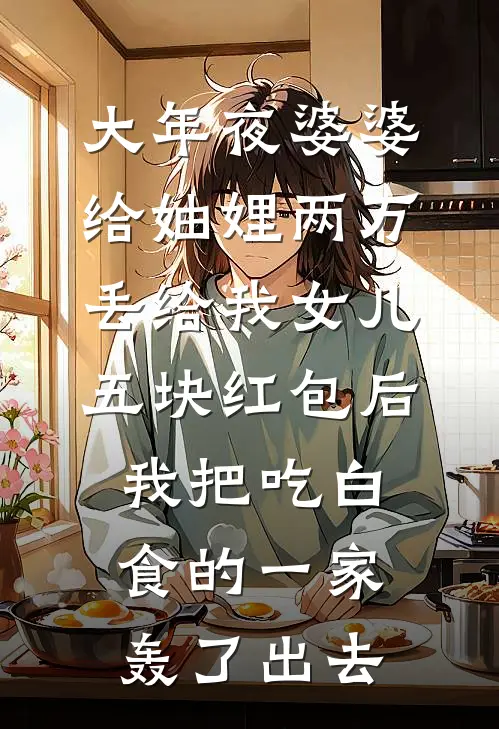 大年夜婆婆给妯娌两万丢给我女儿五块红包后，我把吃白食的一家轰了出去
