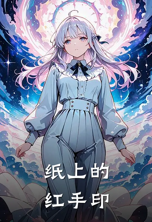 纸上的红手印